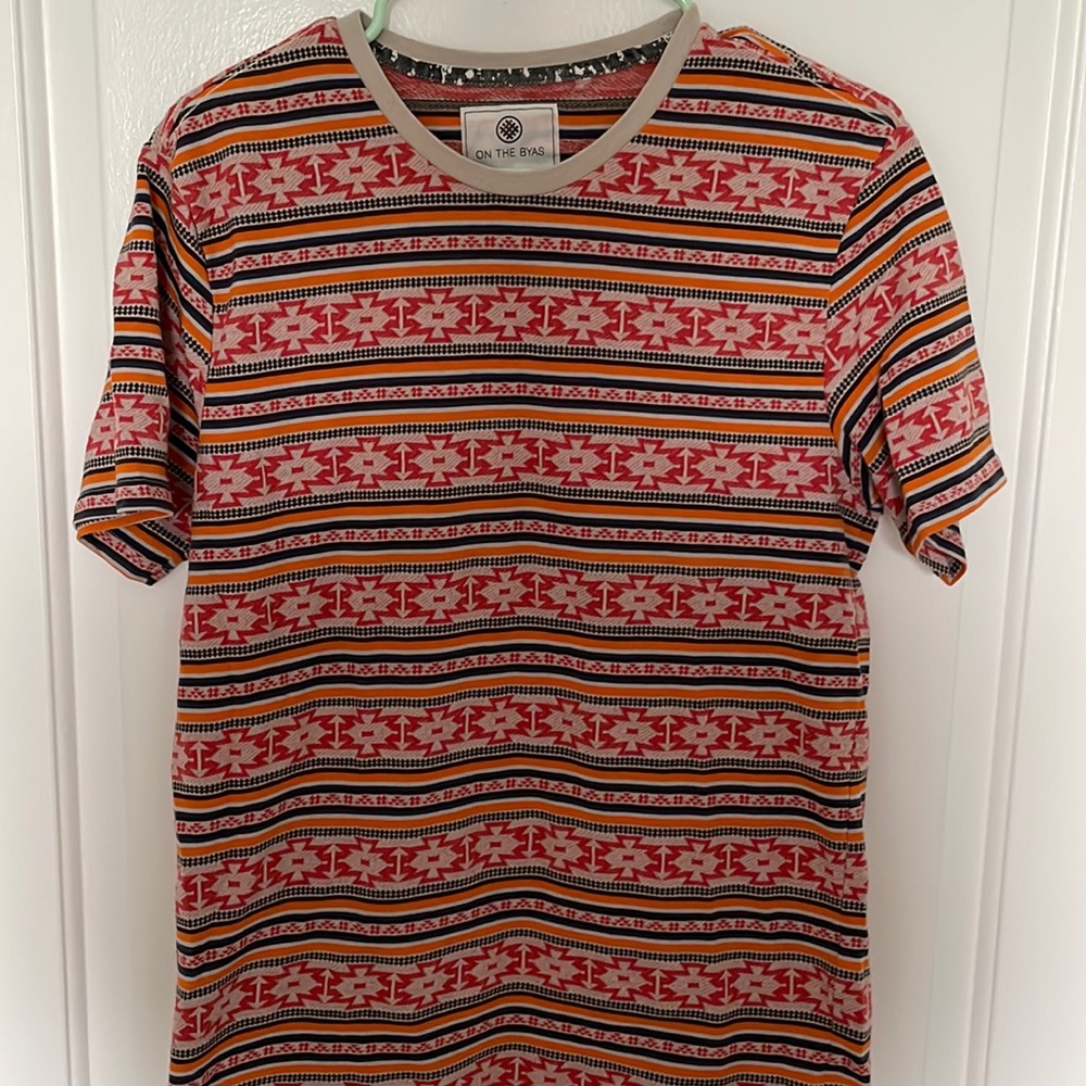 Tribal pattern t shirt by On The Byas, originally from Pac Sun